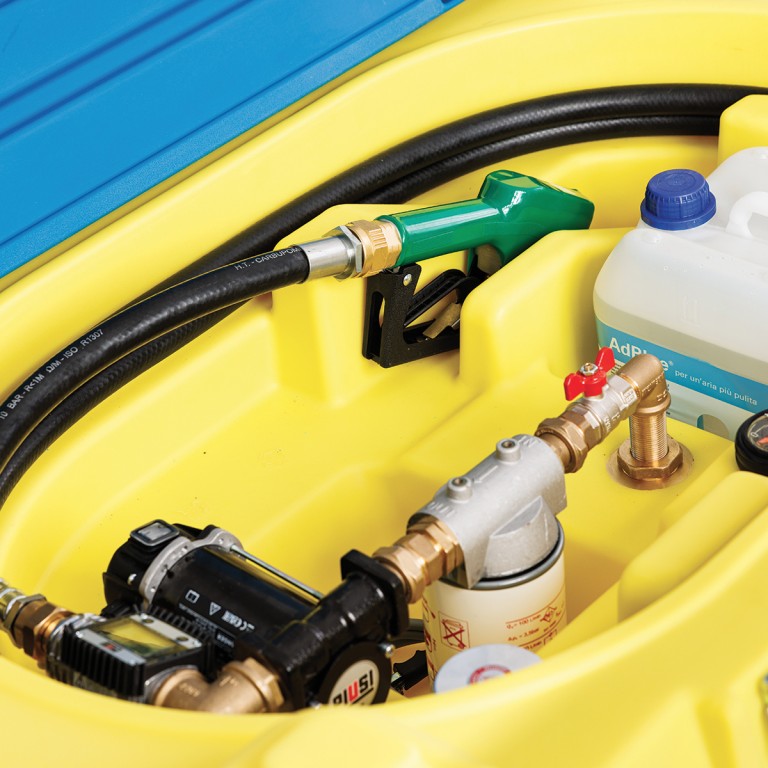 Interior rezervor transportabil plastic 440L cu alojament AdBlue inclus